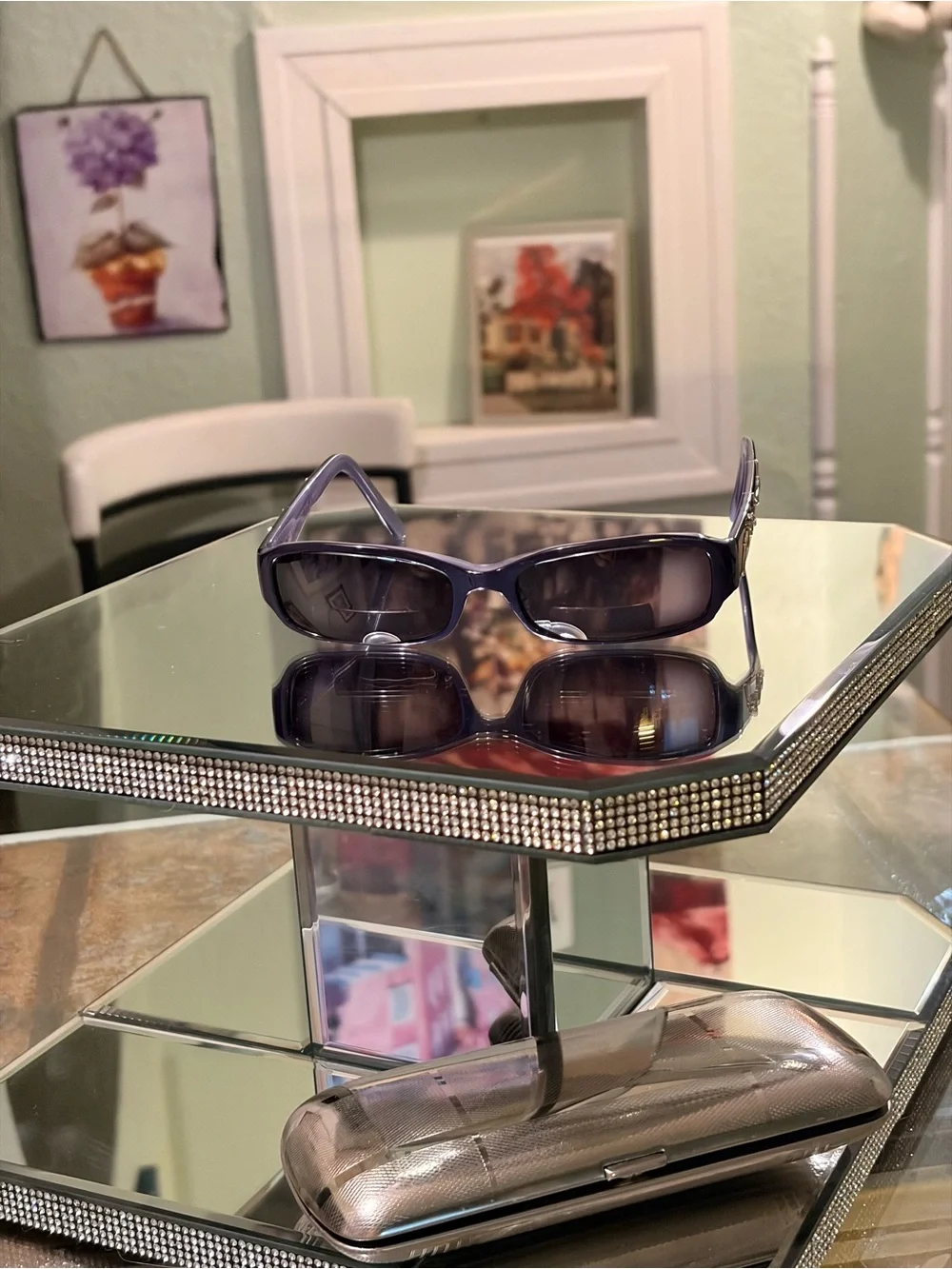 RARE PRADA  AUTHENTIC EYEGLASSES VPR 15 L 7ON-101